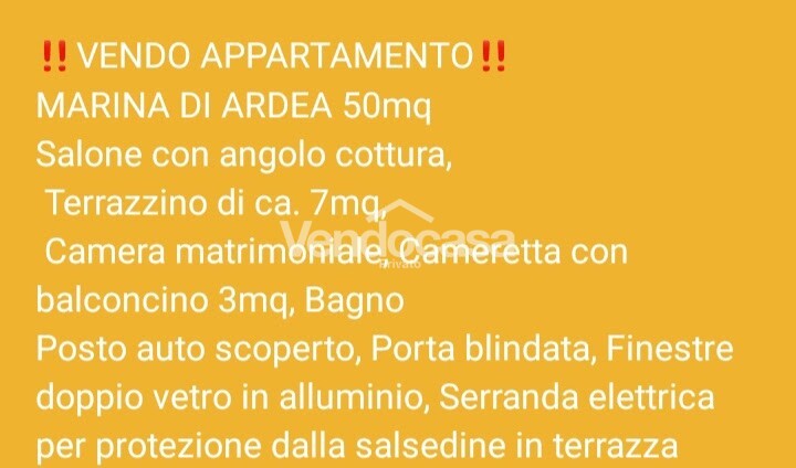 Trilocale in vendita a Marina di Ardea – Appartamento da privato – foto 1