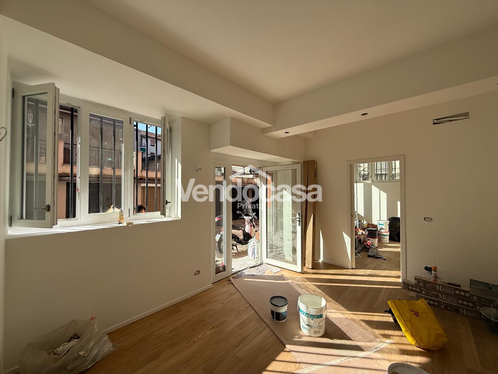 Loft in A1, 44 mq, 1 camera letto, 1 bagno, 2 locali, pompa di calore e aria condizionata.