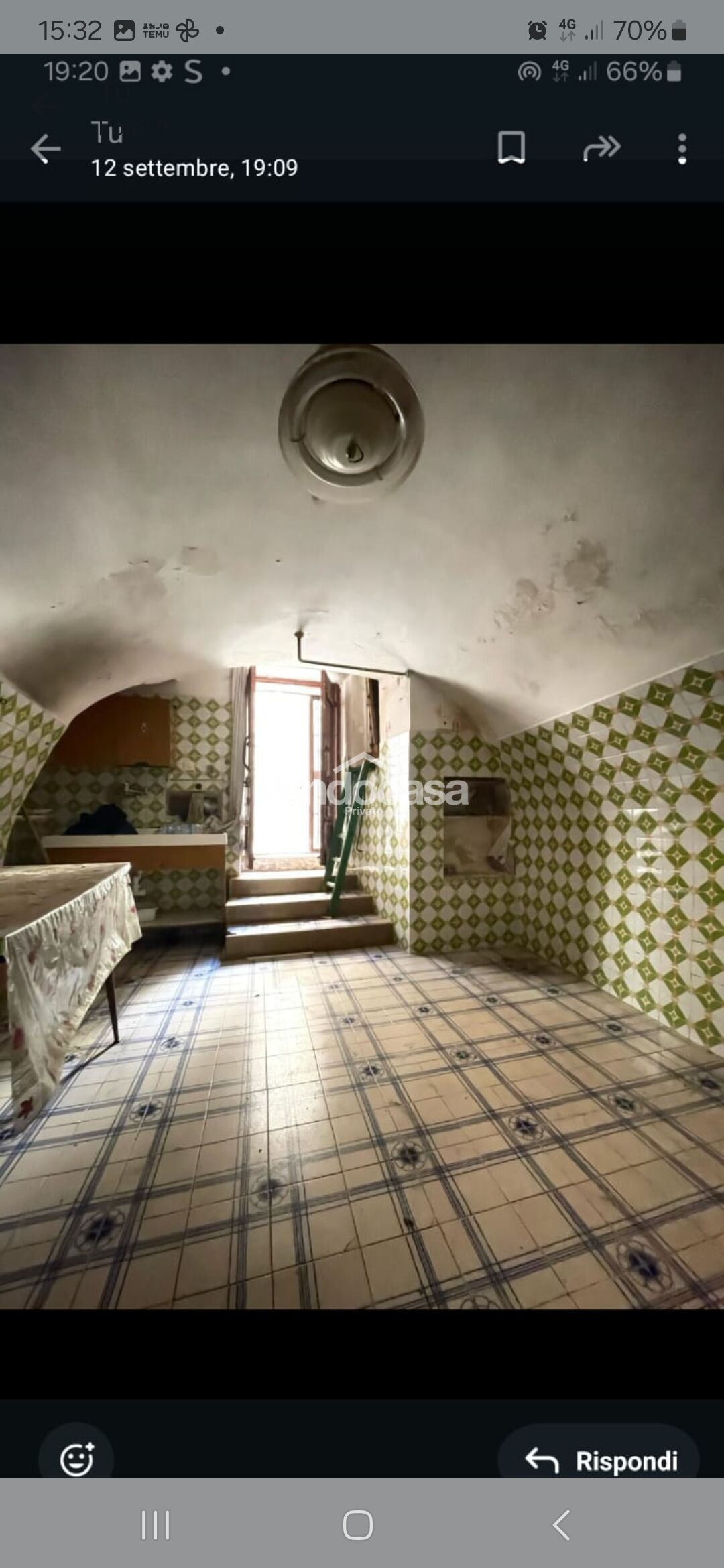 Vendo un piccolo immobile indipendente a Capurso provincia di Bari 20.000 da ristrutturare