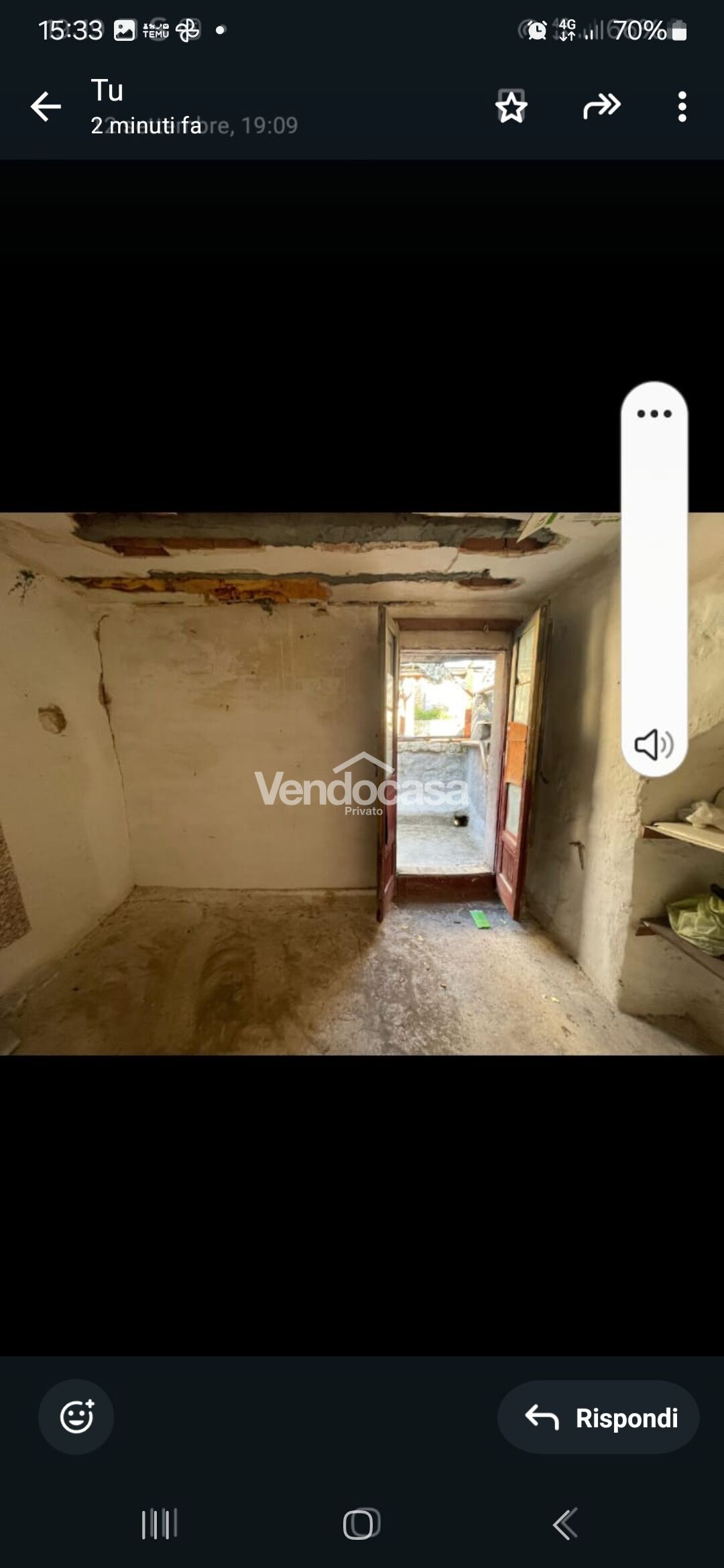 Vendo un piccolo immobile indipendente a Capurso provincia di Bari 20.000 da ristrutturare
