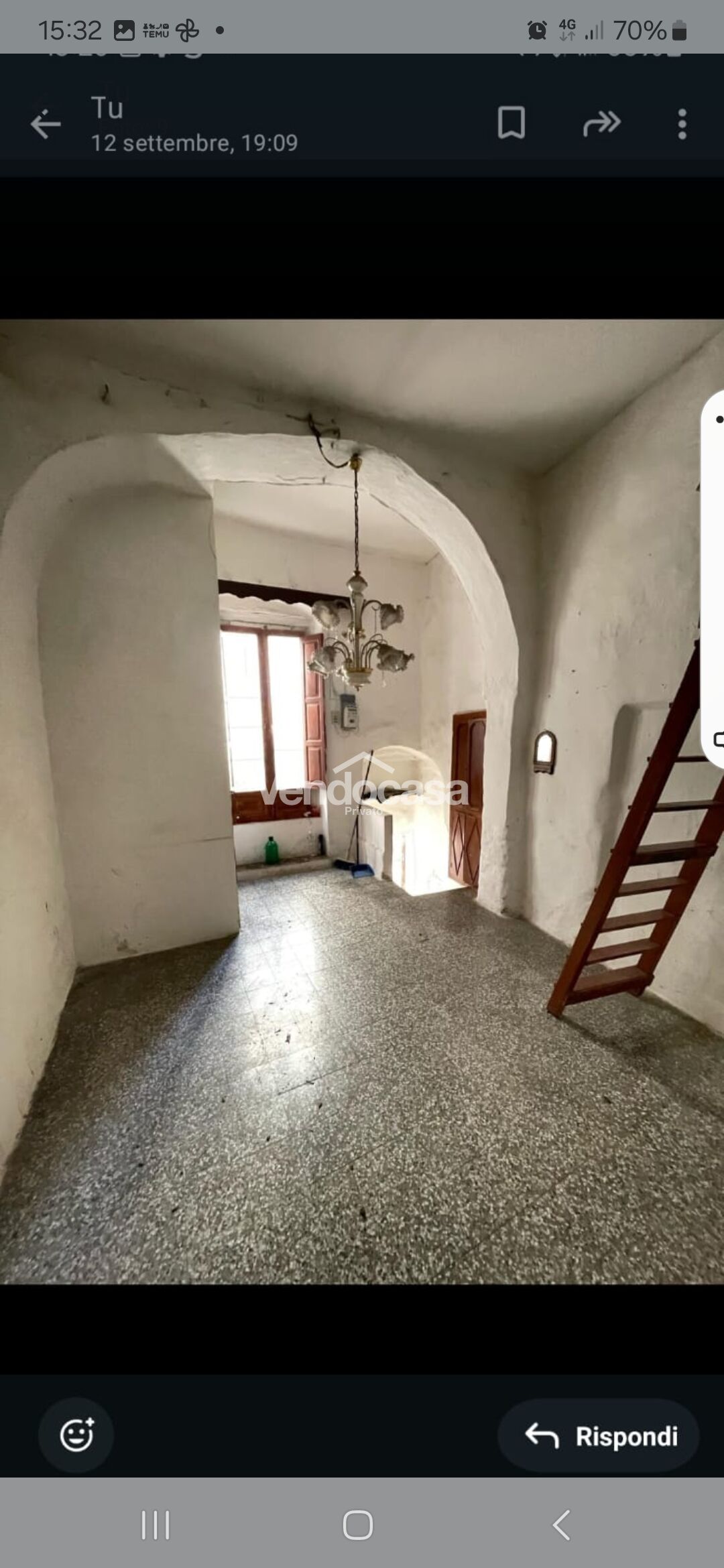 Vendo un piccolo immobile indipendente a Capurso provincia di Bari 20.000 da ristrutturare