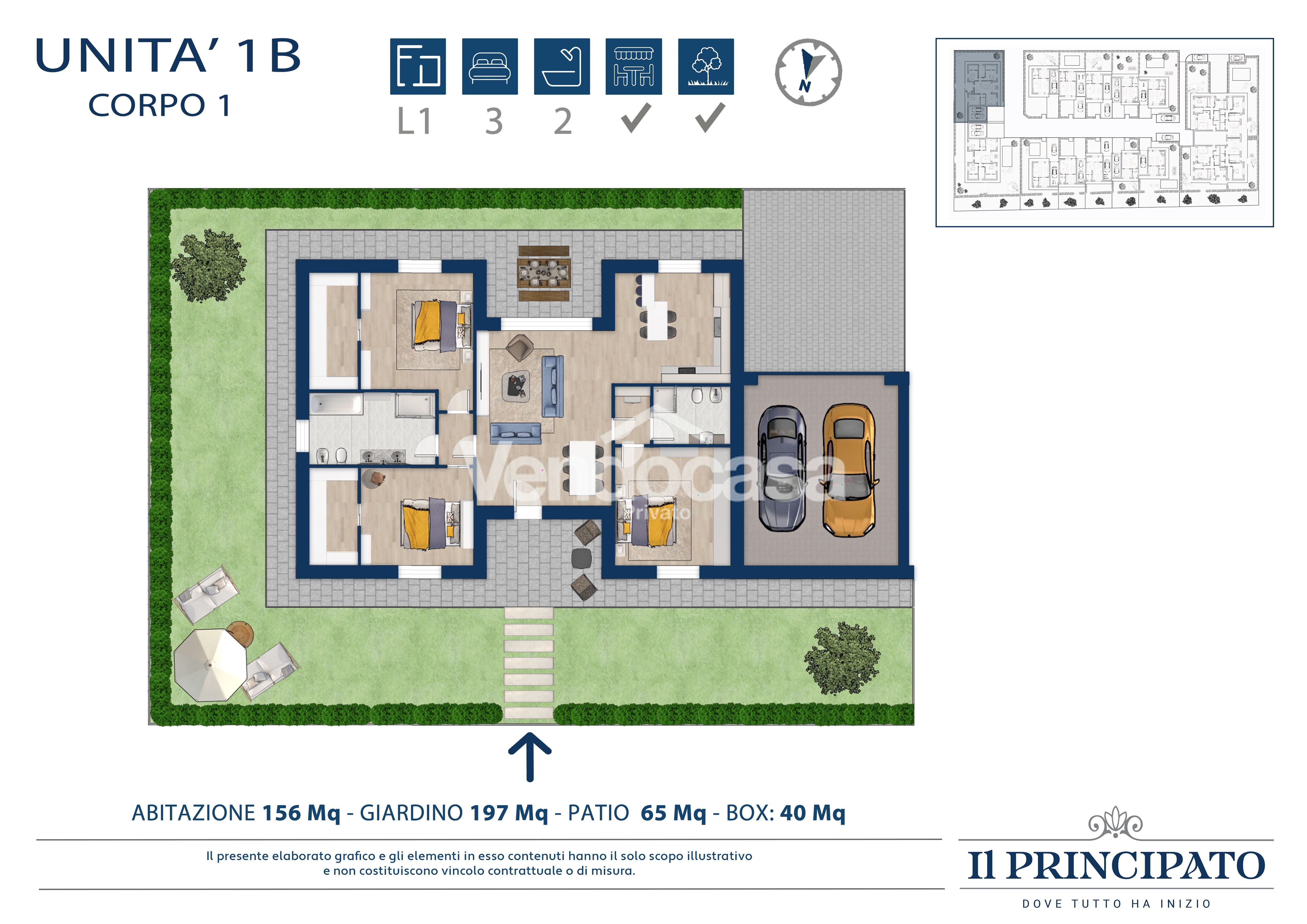 Appartamento Nuovo in Via Emilia a Buccinasco, 3 Camere, 2 Bagni, 120mq